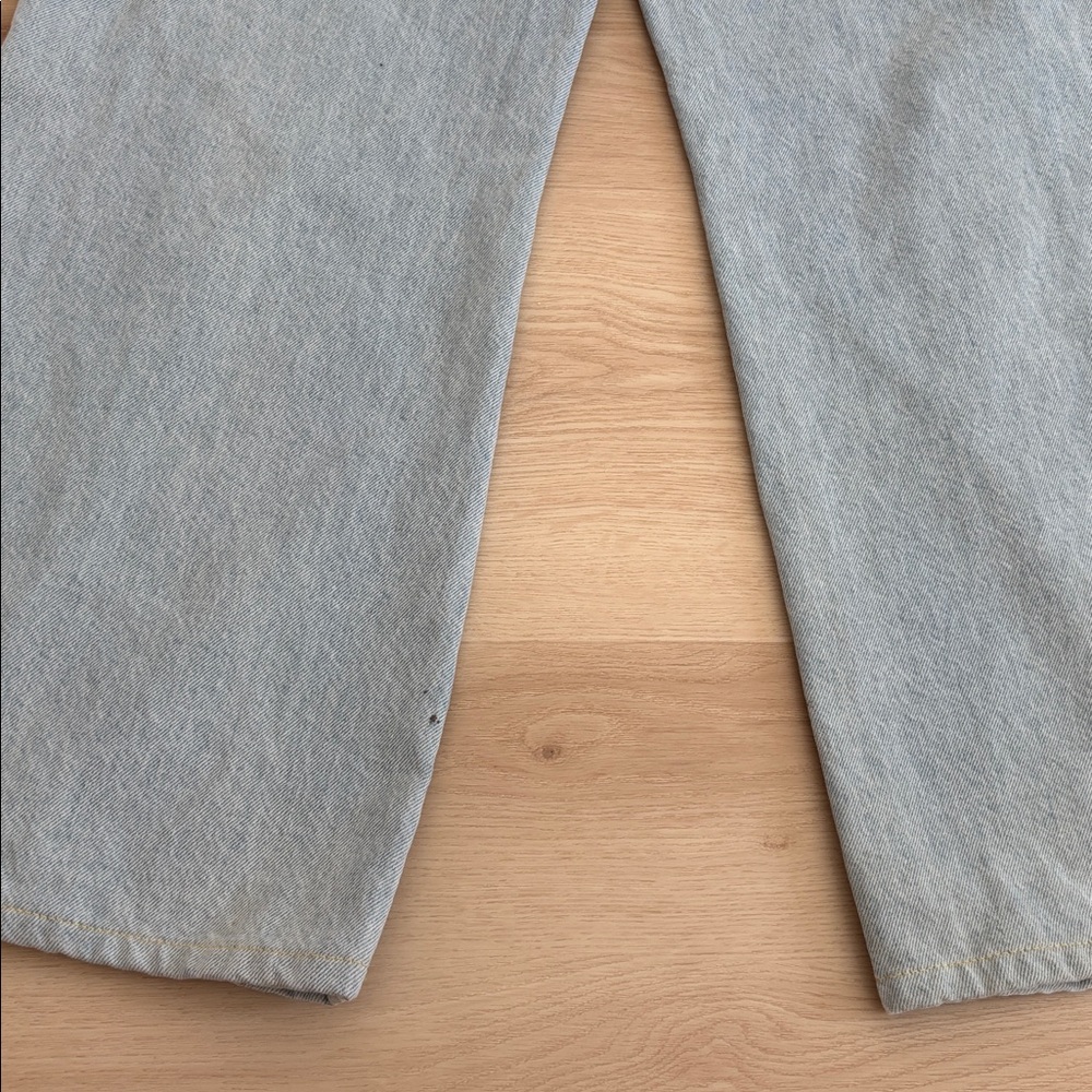 Zara Light Blue Wide Leg Jeans - Picture 13 of 14